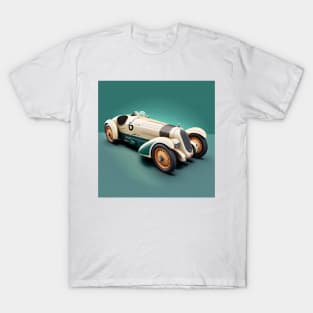 Art Deco Style Racing Car T-Shirt